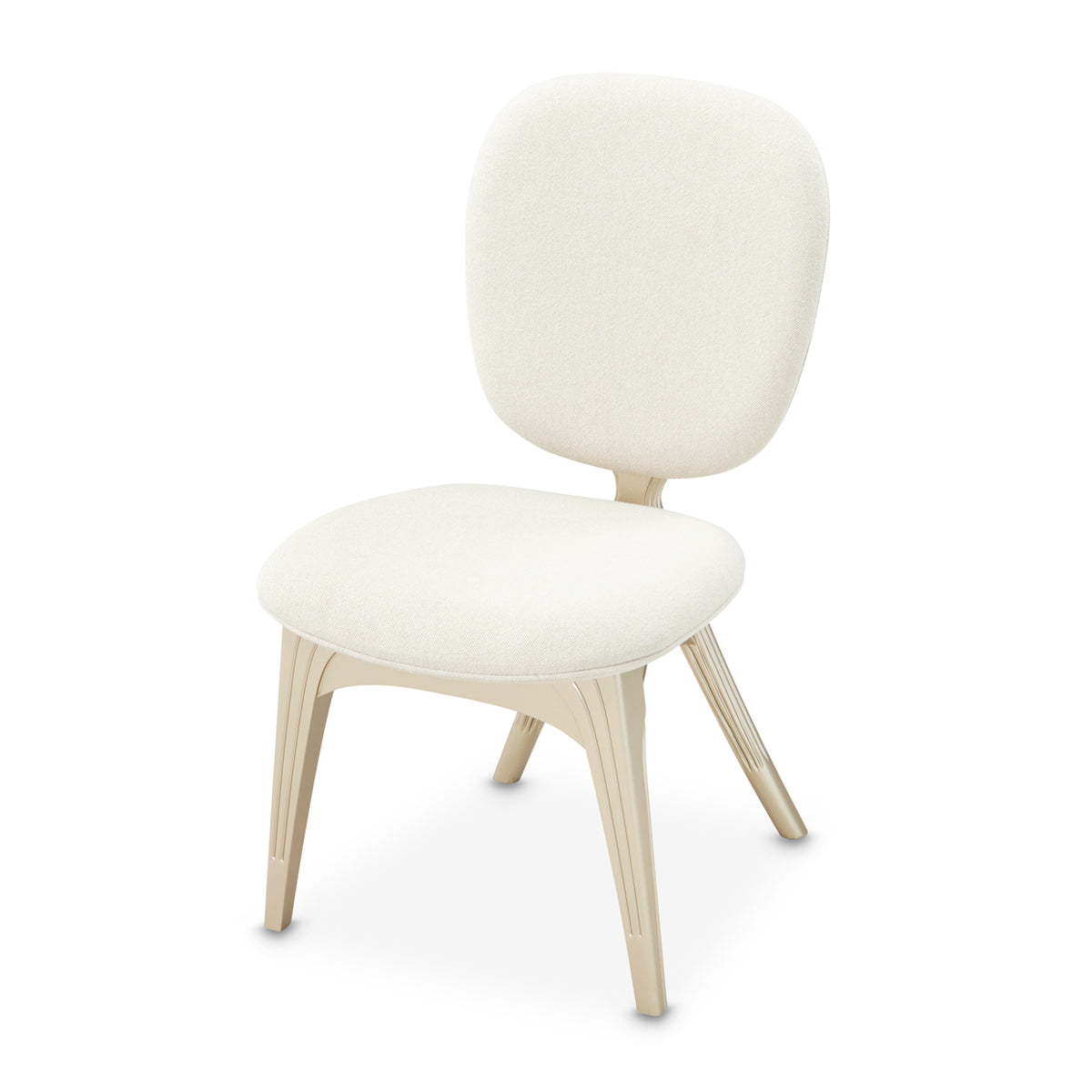 Camellia Field Caramel/Cornsilk Vanity Chair