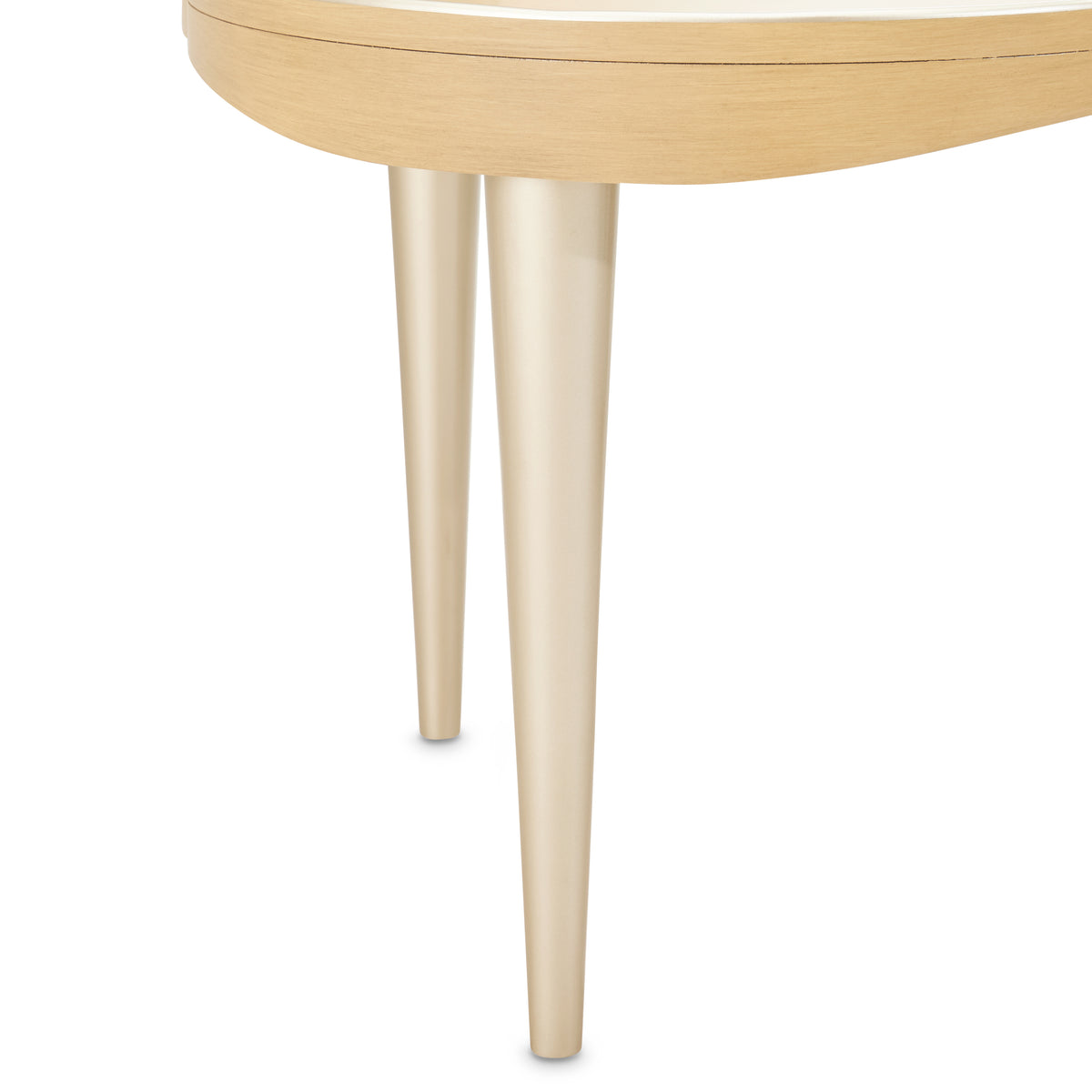 Camellia Field Caramel End Table