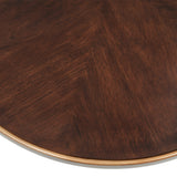 Camellia Field Warm Pecan Cocktail Table - Ornate Home