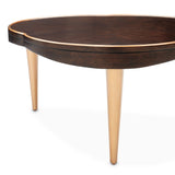 Camellia Field Warm Pecan Cocktail Table - Ornate Home
