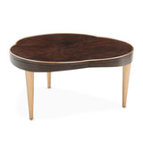 Camellia Field Warm Pecan Cocktail Table - Ornate Home