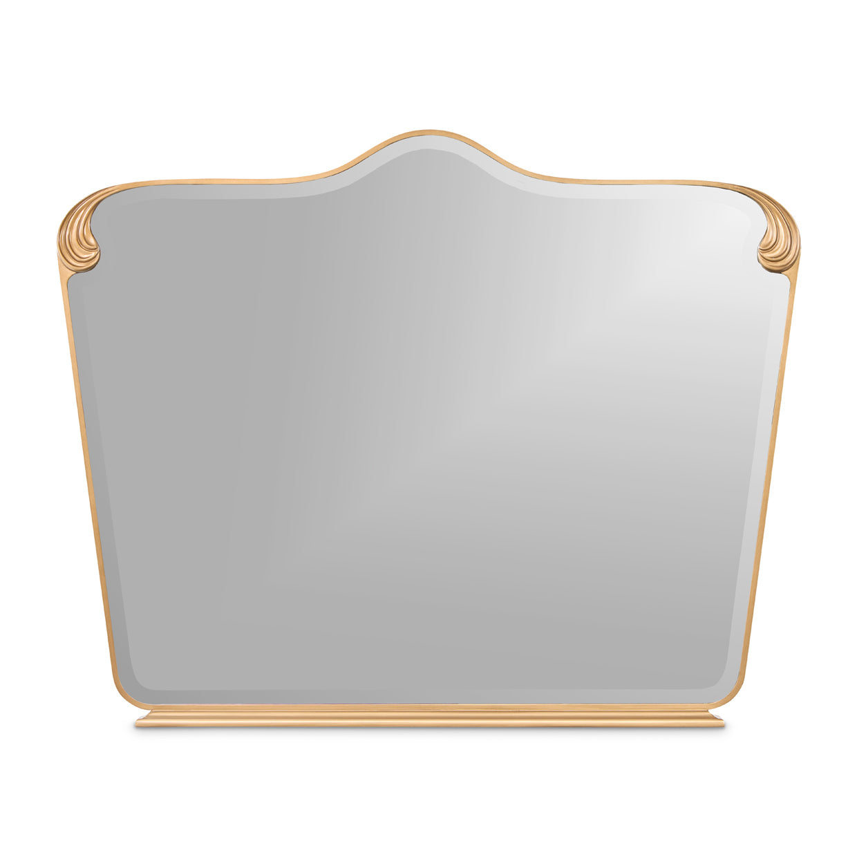 Camellia Field Warm Pecan Dresser Mirror - Ornate Home
