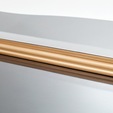 Camellia Field Warm Pecan Dresser Mirror - Ornate Home