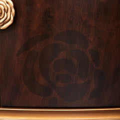 Camellia Field Warm Pecan Dresser with Mirror - Ornate Home