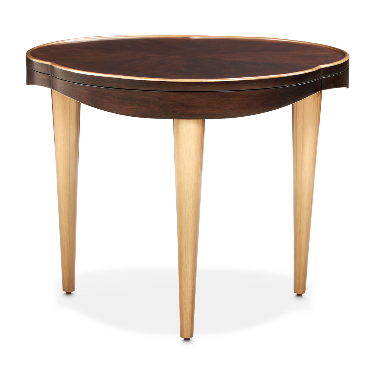 Camellia Field Warm Pecan End Table - Ornate Home