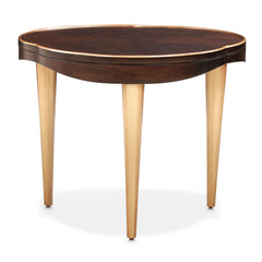 Camellia Field Warm Pecan End Table - Ornate Home