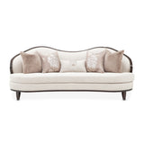 Camellia Field Warm Pecan/Linen Chenille Sofa - Ornate Home