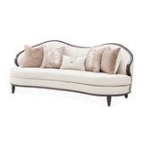 Camellia Field Warm Pecan/Linen Chenille Sofa - Ornate Home