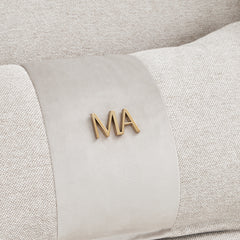 Camellia Field Warm Pecan/Linen Chenille Sofa - Ornate Home
