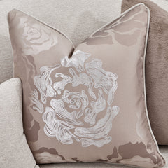 Camellia Field Warm Pecan/Linen Chenille Sofa - Ornate Home