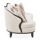 Camellia Field Warm Pecan/Linen Chenille Sofa - Ornate Home