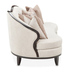 Camellia Field Warm Pecan/Linen Chenille Sofa - Ornate Home