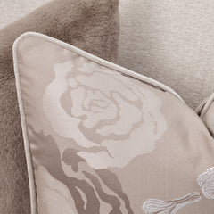 Camellia Field Warm Pecan/Linen Chenille Sofa - Ornate Home