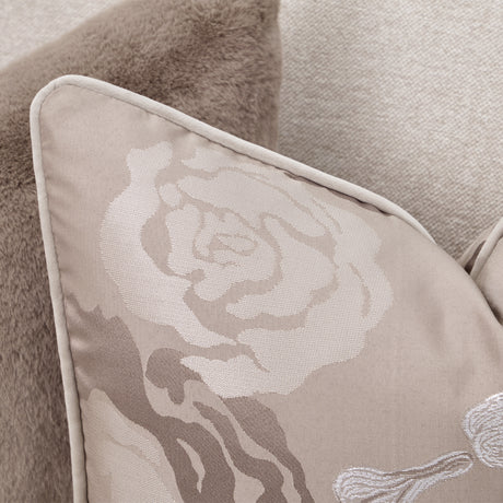 Camellia Field Warm Pecan/Linen Chenille Sofa - Ornate Home