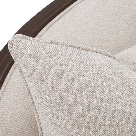 Camellia Field Warm Pecan/Linen Chenille Sofa - Ornate Home