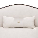 Camellia Field Warm Pecan/Linen Chenille Sofa - Ornate Home