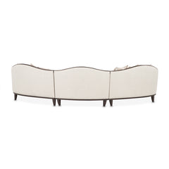 Camellia Field Warm Pecan/Linen Chenille Sofa - Ornate Home