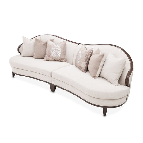 Camellia Field Warm Pecan/Linen Chenille Sofa - Ornate Home