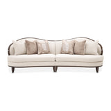 Camellia Field Warm Pecan/Linen Chenille Sofa - Ornate Home