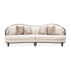 Camellia Field Warm Pecan/Linen Chenille Sofa - Ornate Home