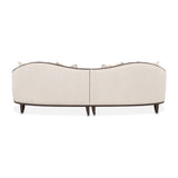 Camellia Field Warm Pecan/Linen Chenille Sofa - Ornate Home
