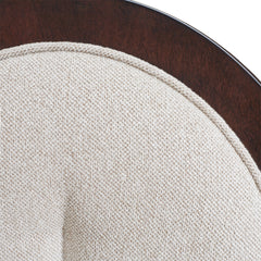 Camellia Field Warm Pecan/Linen Dining Arm Chair (Set of 2) - Ornate Home