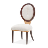 Camellia Field Warm Pecan/Linen Dining Side Chair (Set of 2) - Ornate Home