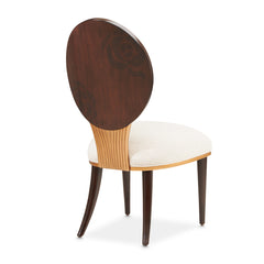 Camellia Field Warm Pecan/Linen Dining Side Chair (Set of 2) - Ornate Home