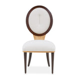 Camellia Field Warm Pecan/Linen Dining Side Chair (Set of 2) - Ornate Home