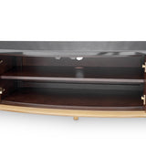 Camellia Field Warm Pecan Media Cabinet - Ornate Home