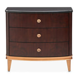 Camellia Field Warm Pecan Nightstand - Ornate Home