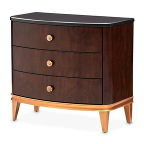 Camellia Field Warm Pecan Nightstand - Ornate Home
