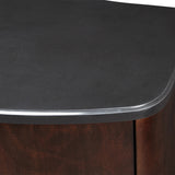Camellia Field Warm Pecan Nightstand - Ornate Home