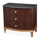 Camellia Field Warm Pecan Nightstand - Ornate Home