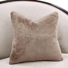 Camellia Field Warm Pecan/Porcini Asymmetrical Velvet Sofa - Ornate Home