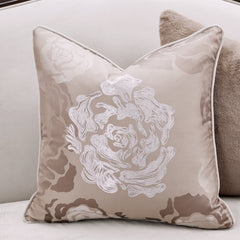 Camellia Field Warm Pecan/Porcini Asymmetrical Velvet Sofa - Ornate Home