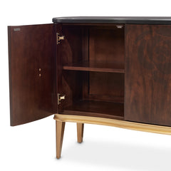 Camellia Field Warm Pecan Sideboard - Ornate Home