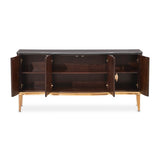 Camellia Field Warm Pecan Sideboard - Ornate Home