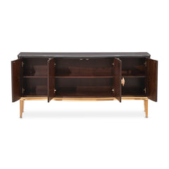 Camellia Field Warm Pecan Sideboard - Ornate Home