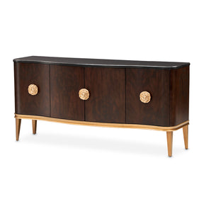 Camellia Field Warm Pecan Sideboard - Ornate Home