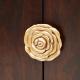 Camellia Field Warm Pecan Sideboard with Mirror - Ornate Home
