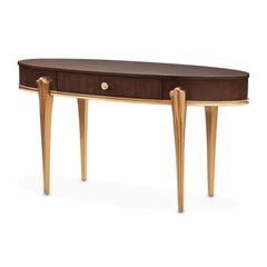 Camellia Field Warm Pecan Vanity with Mirror - Ornate Home