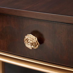 Camellia Field Warm Pecan Vanity with Mirror - Ornate Home
