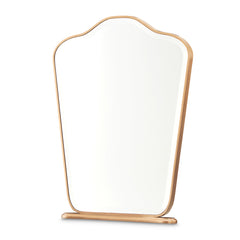Camellia Field Warm Pecan Vanity with Mirror - Ornate Home