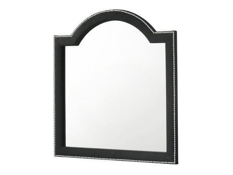 Cameo Black Dresser Mirror - Ornate Home