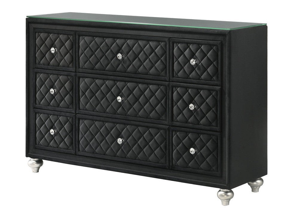 Cameo Black Dresser - Ornate Home