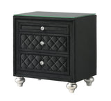 Cameo Black Panel Bedroom Set - Ornate Home