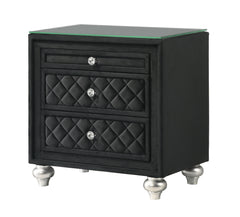 Cameo Black Panel Bedroom Set - Ornate Home