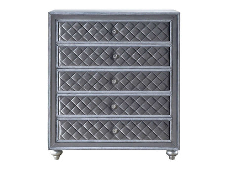 Cameo Gray Chest - Ornate Home