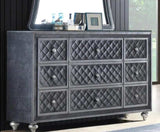 Cameo Gray Dresser & Mirror - Ornate Home